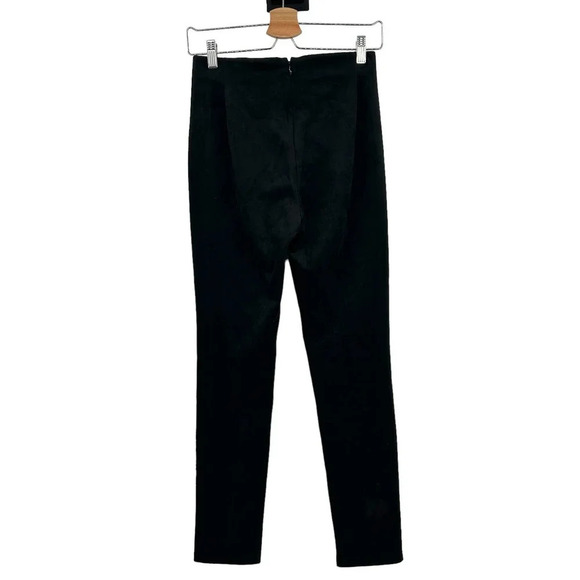 Aritzia Wilfred Nivelle Faux Suede Leggings in Black Size 6 - Picture 4 of 9